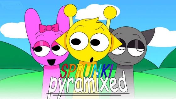 Sprunki Pyramixed Game Cover